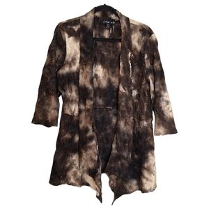 Frank Lyman Design Brown and Cream Cardigan